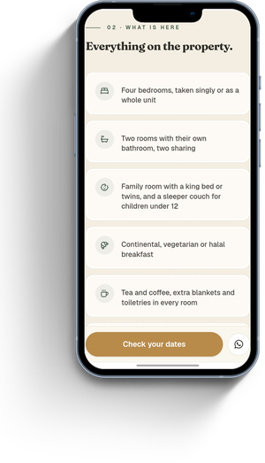 Room and property detail on the Milas Place page