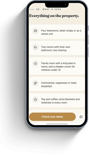 Room and property detail on the Milas Place page